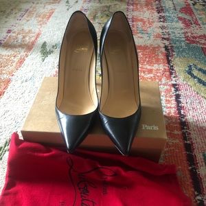 Classic black Louboutins- size 41